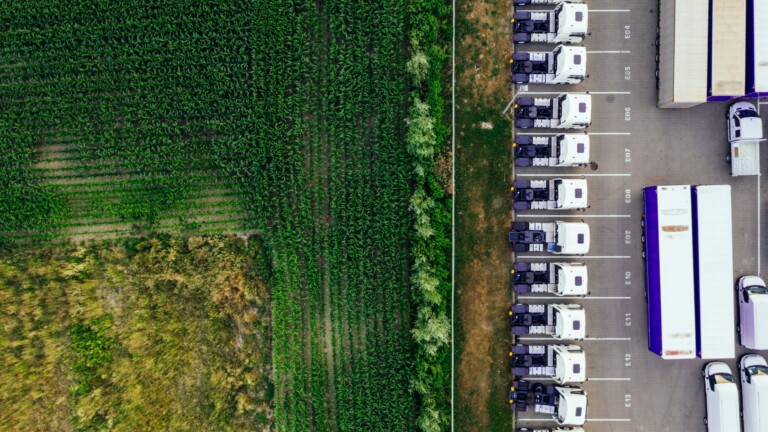 eu27 ecological footprint field trucks